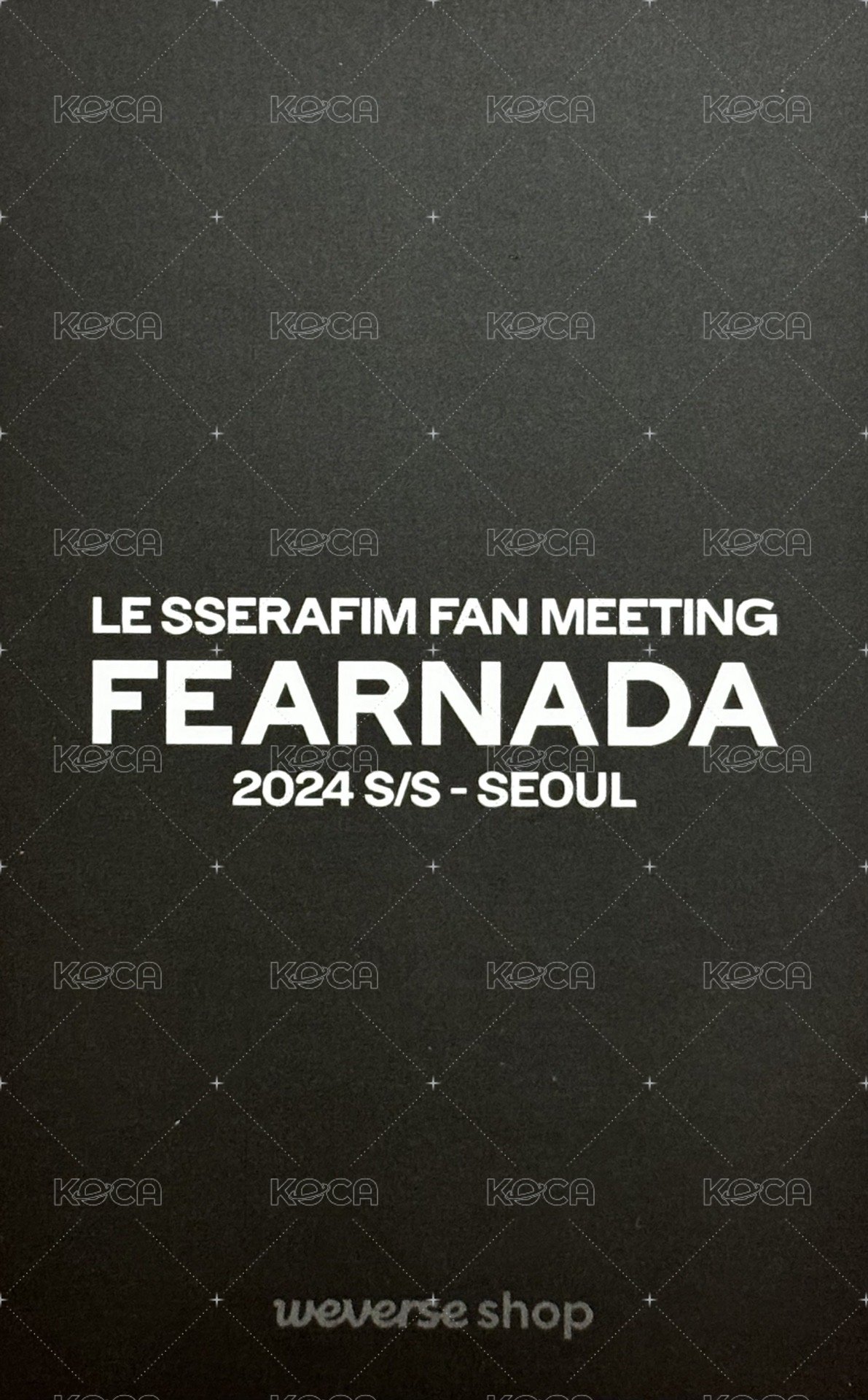 24‘fm 入場卡 / 場限卡  背面