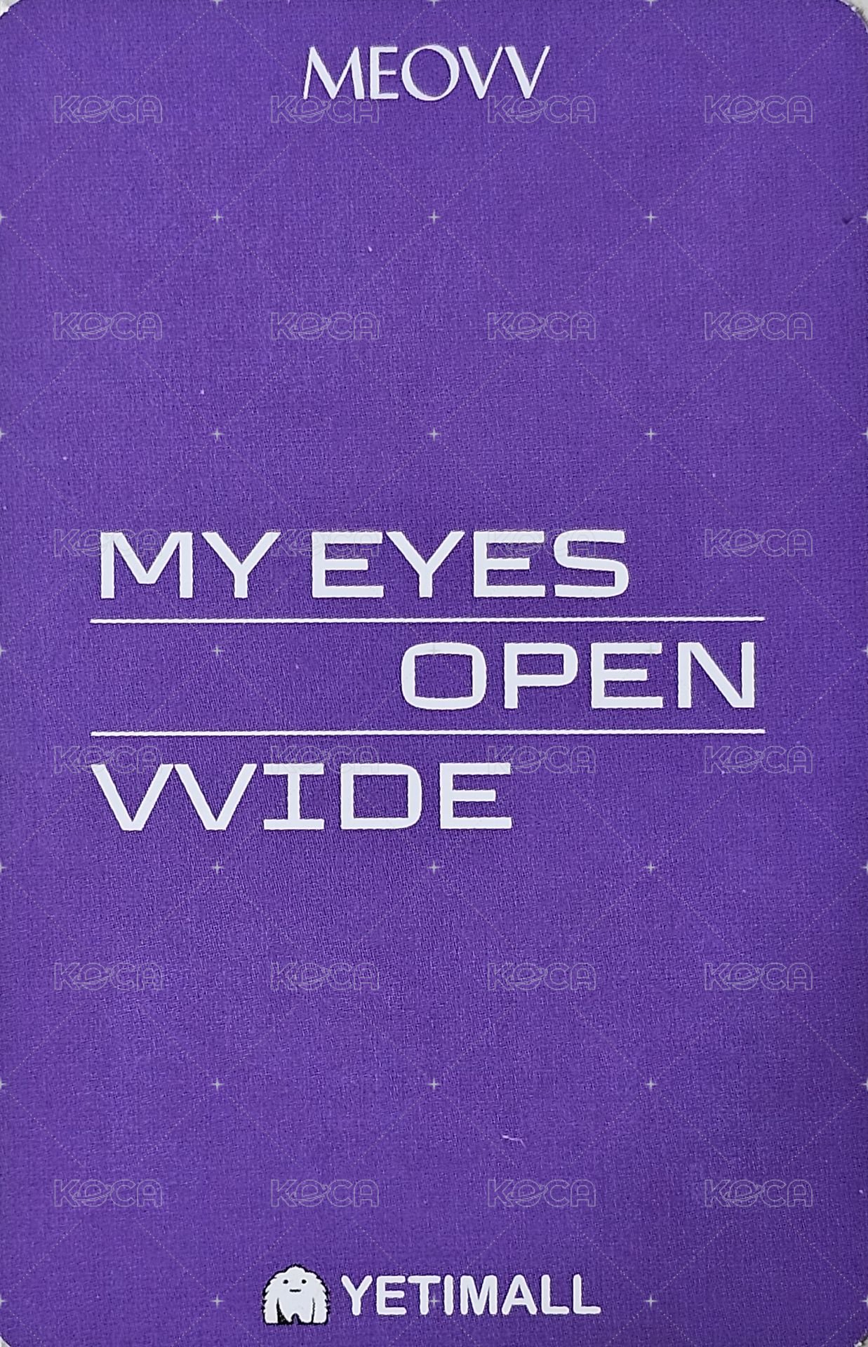 mini 1 yeti 3.0 簽售卡  背面