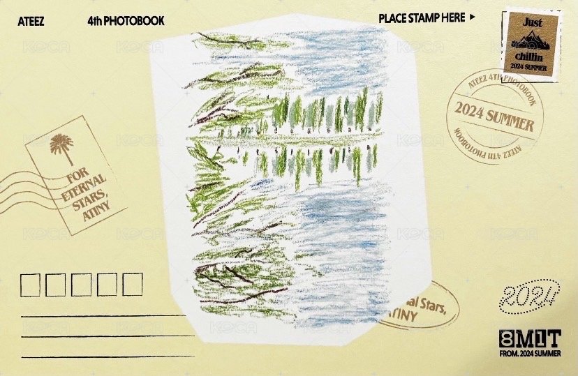 2024夏寫 明信片  背面