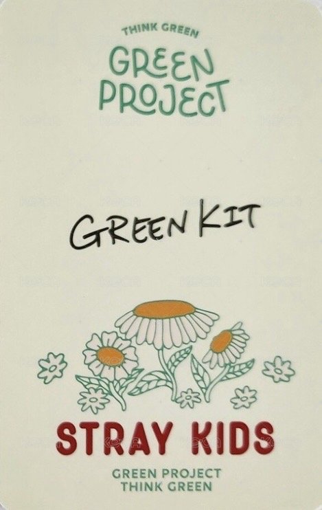 GREEN PROJECT 木盒B版 周邊卡  背面