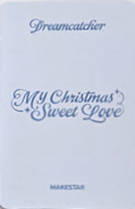 聖誕單曲專輯 ms 3.0 幸運卡 E ver. 背面