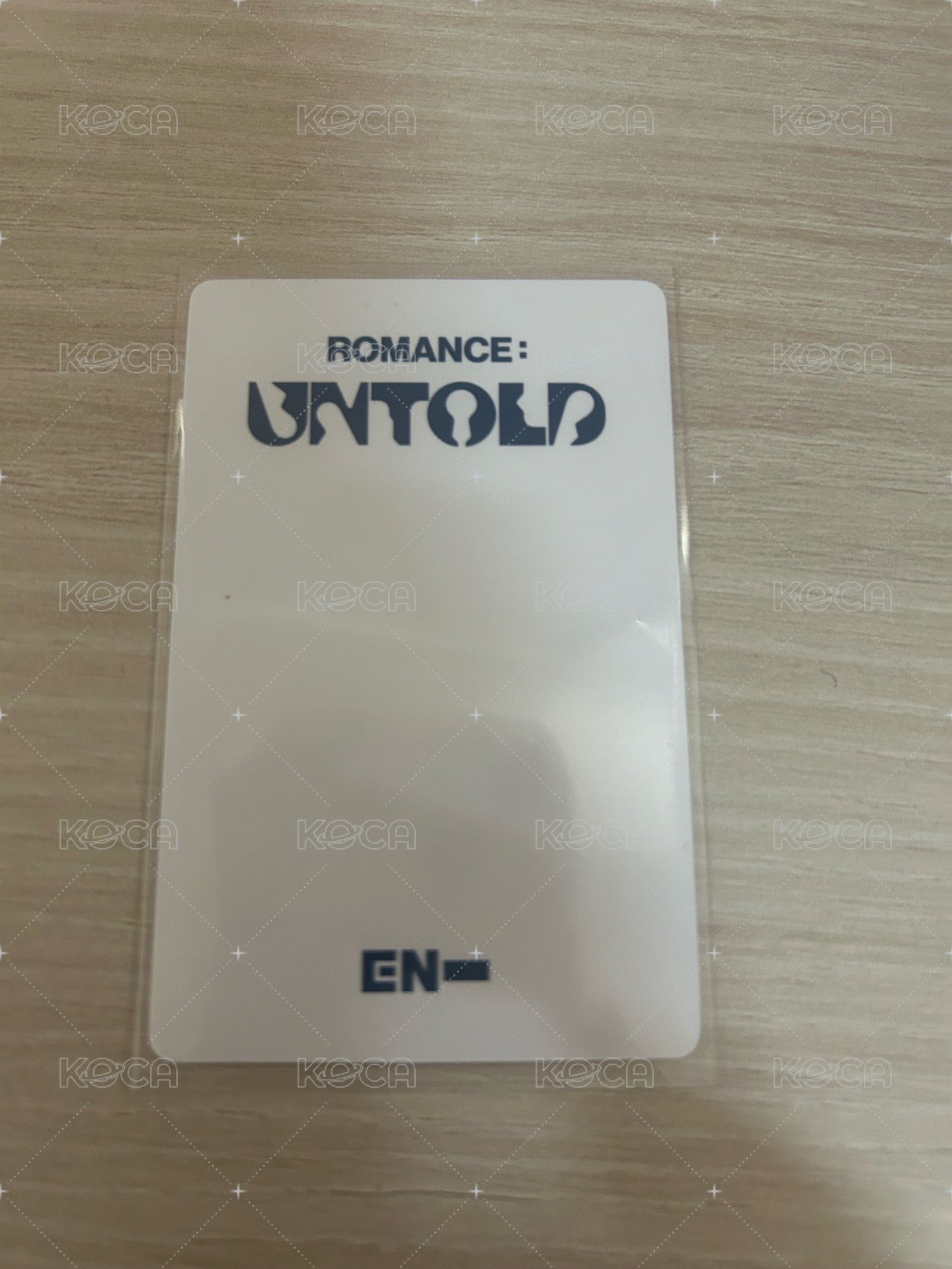 正二 yzy yzy1.0 特典卡 棒棒糖力 背面