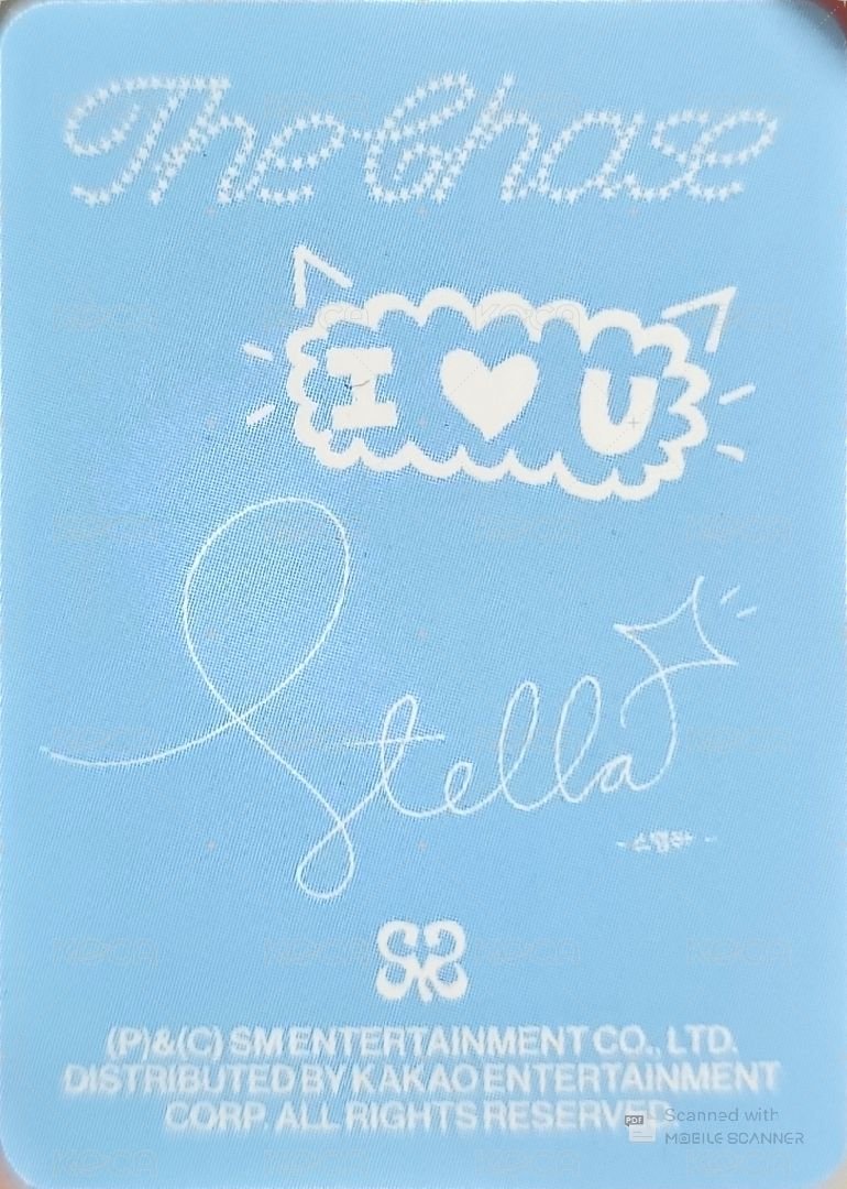 單一 專輯卡 MB ver. 背面