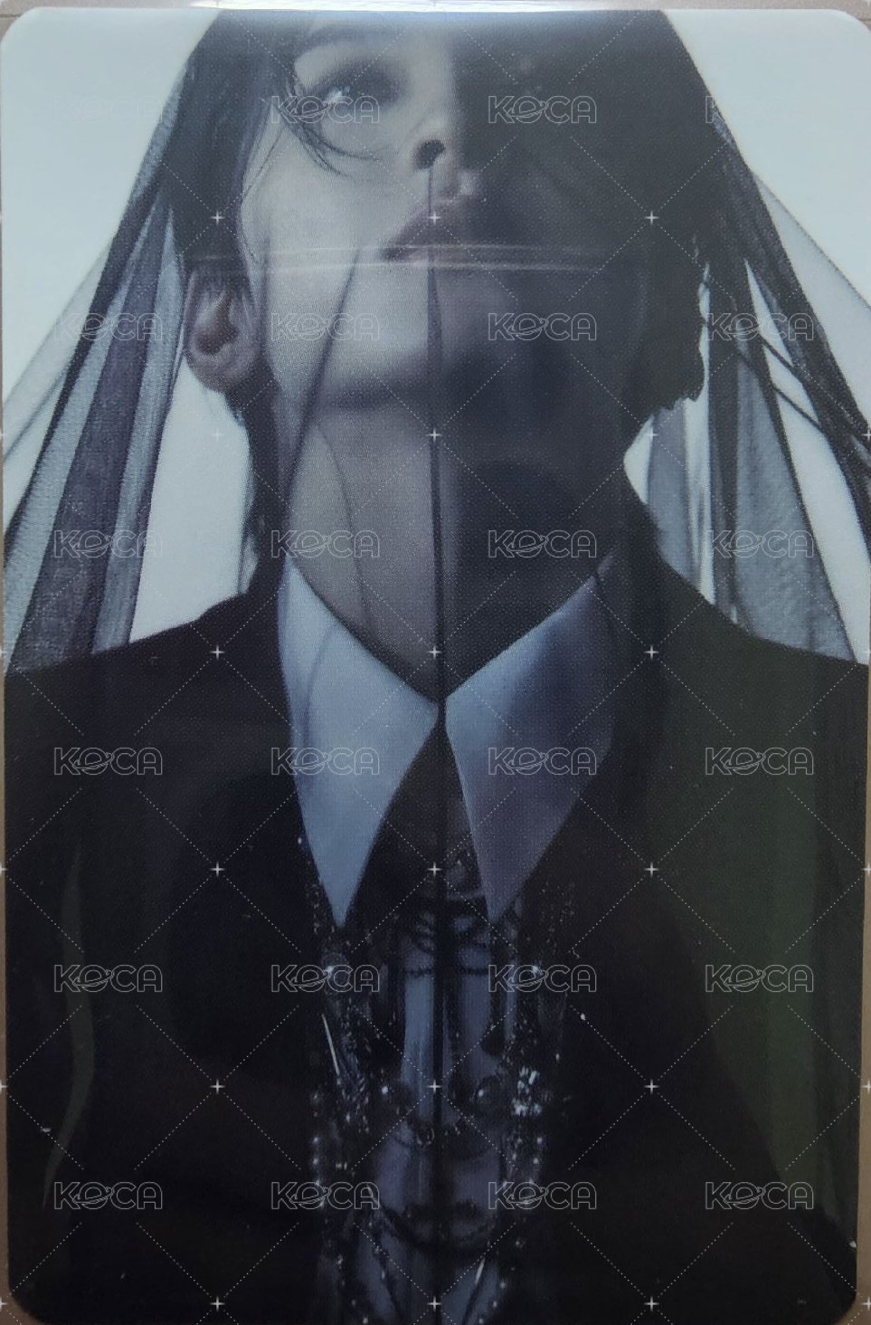 THIS MAN 周邊卡 this man 線下快閃店立牌卡-頭紗圓 正面