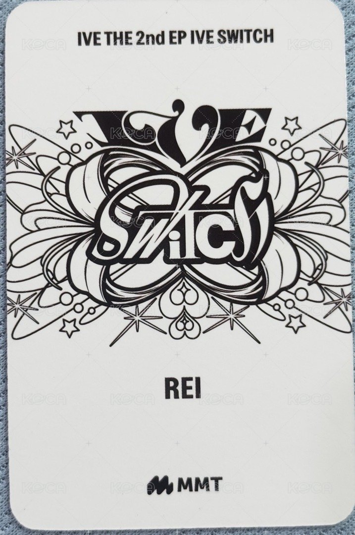 IVE SWITCH mmt 2.0 簽售卡  背面