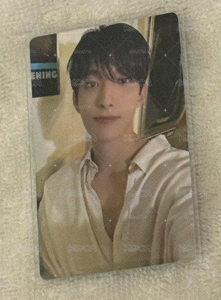 Seventeen DK李碩珉mini12橙版kit卡襯衫碩