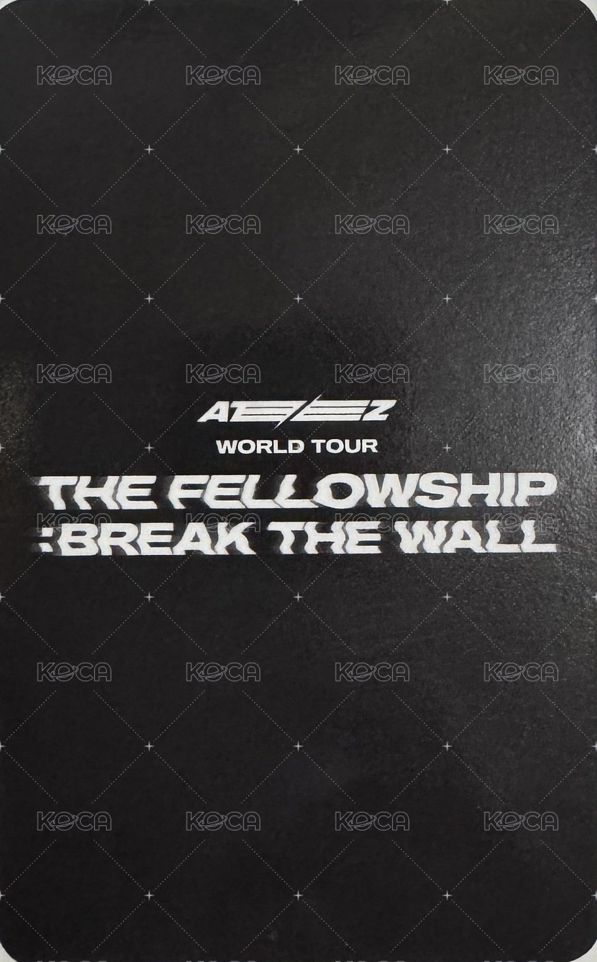 Break the Wall 入場卡 / 場限卡  背面