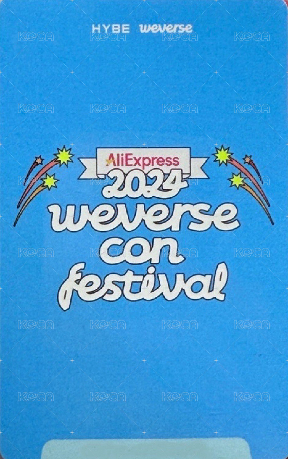 24 wvs con wvs 入場卡 / 場限卡  背面