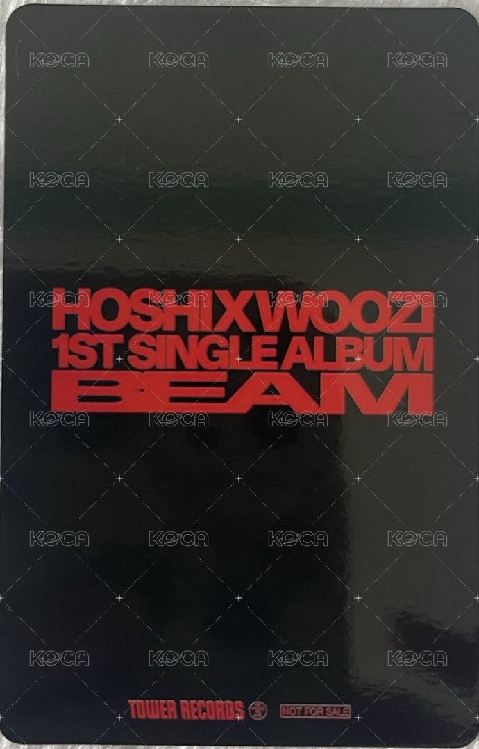 HxW<BEAM> 塔店 特典卡  背面