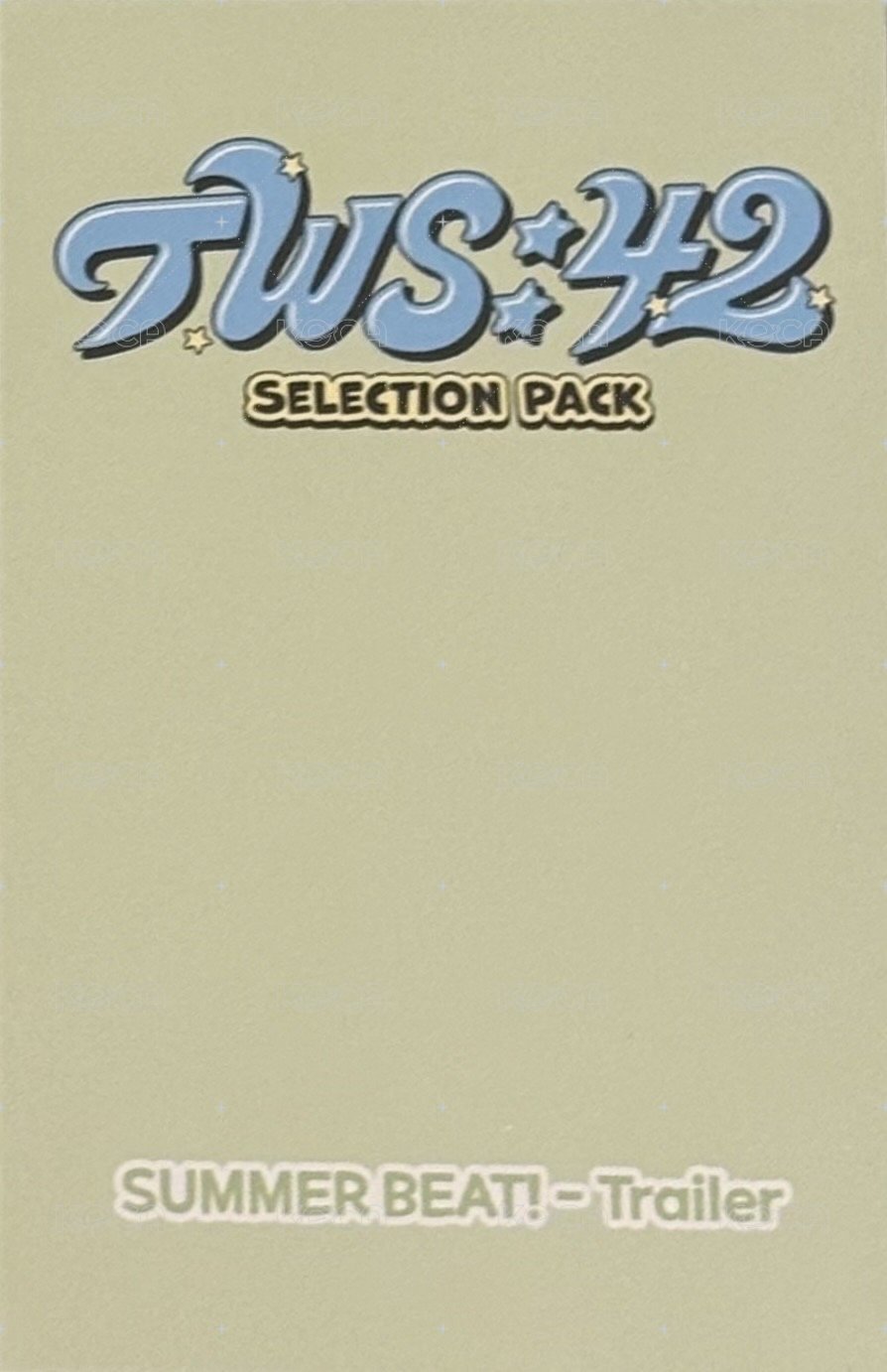 TWS:42 Selection Pack 周邊卡  背面