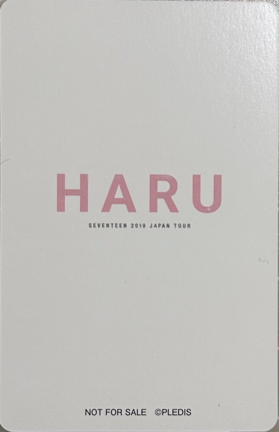 HARU Amazon JP 日咖 演唱會 DVD / CD 卡  背面