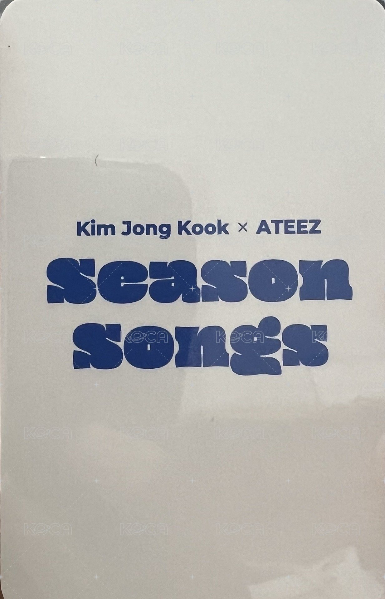 Season Songs 專輯卡  背面