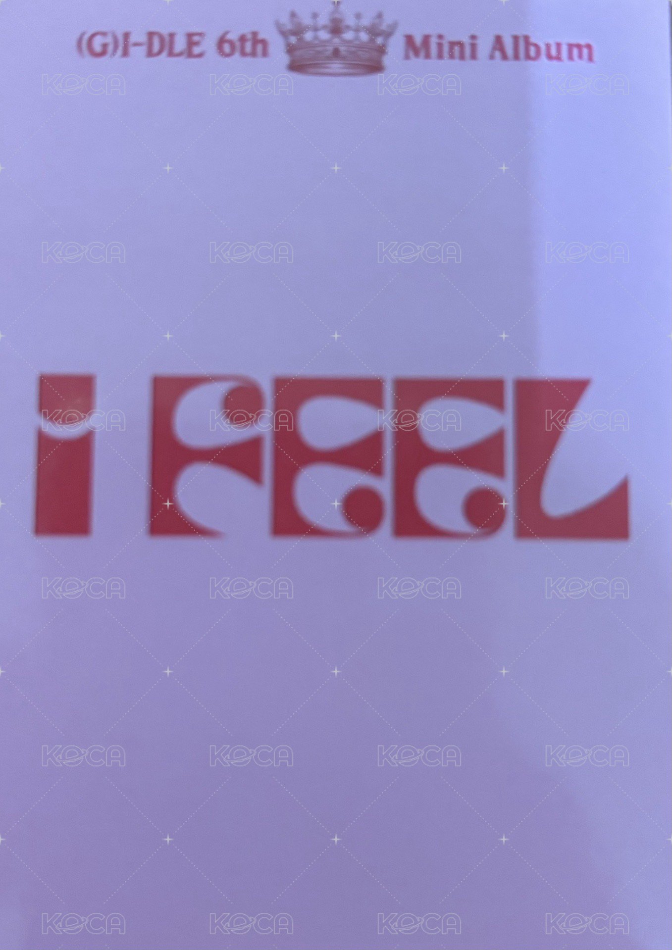 I feel k4 1.0 簽售卡  背面