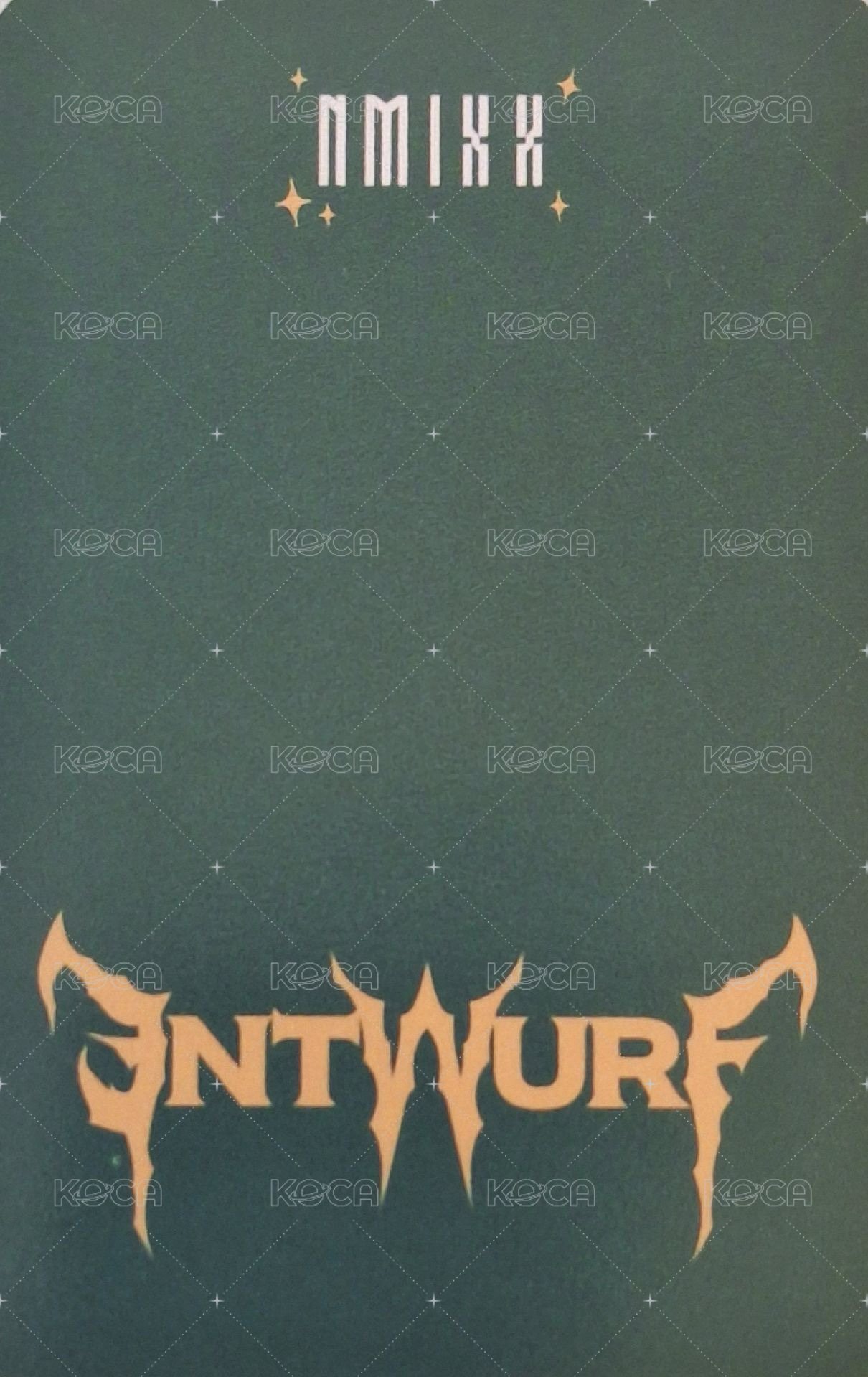 ENTWURF sw 線上 3.0 幸運卡 青提嫄 背面