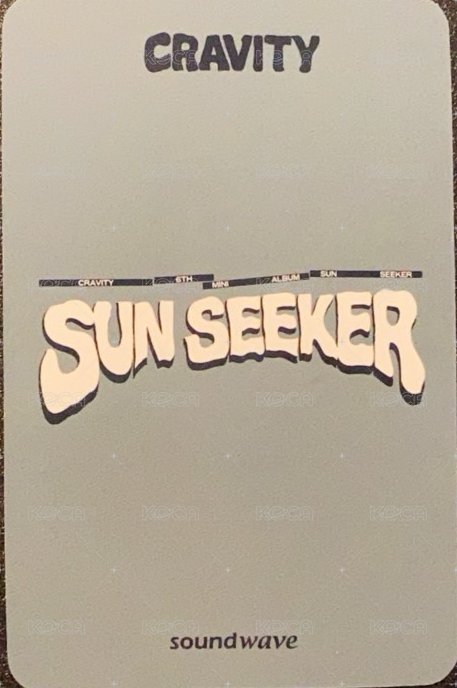 SUN SEEKER sw 2.0 特典卡  背面
