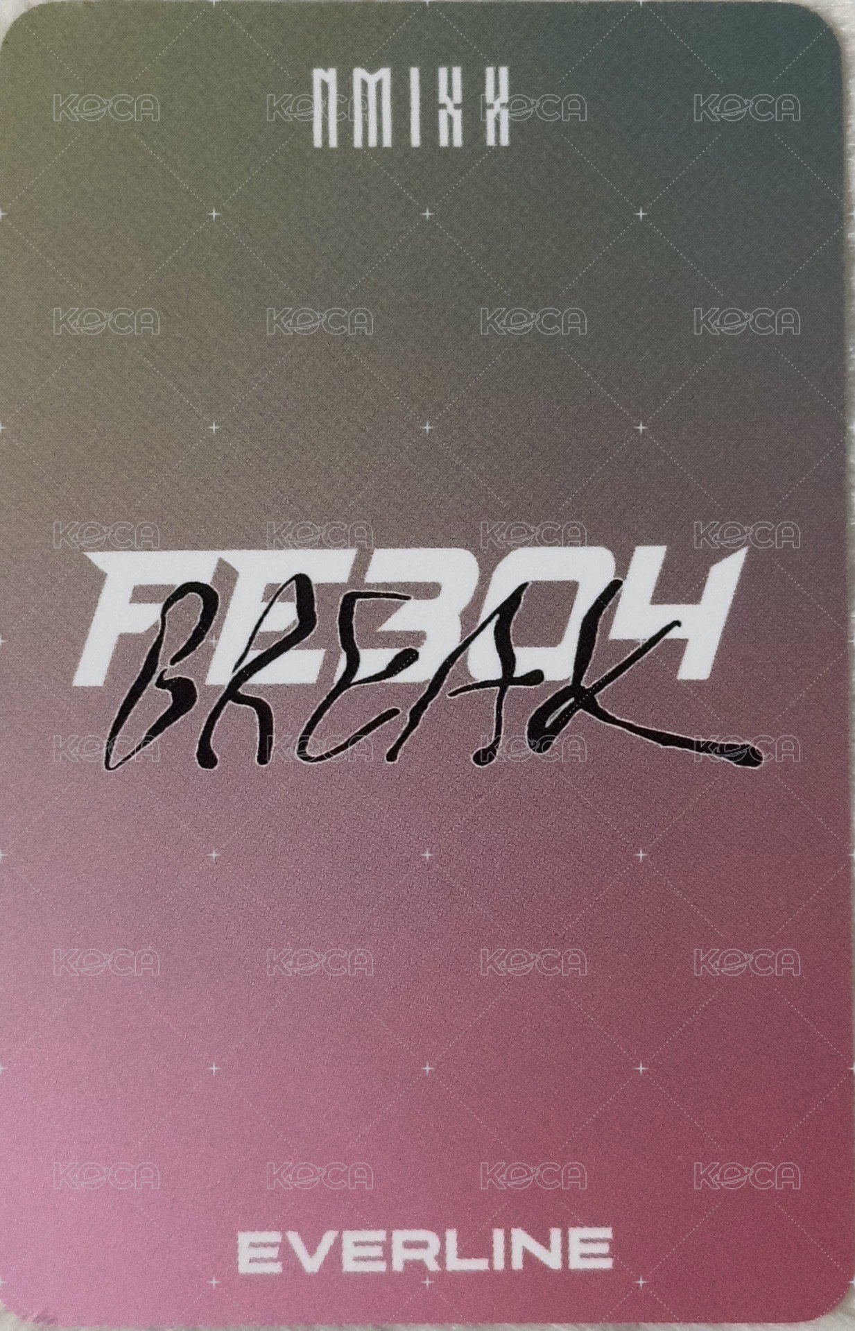 BREAK el 4.0 幸運卡 貝雷帽薛 背面