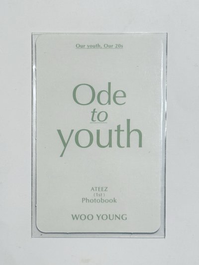 ATEEZ 1ST PHOTOBOOK;ODE TO YOUTH 寫真卡  友榮