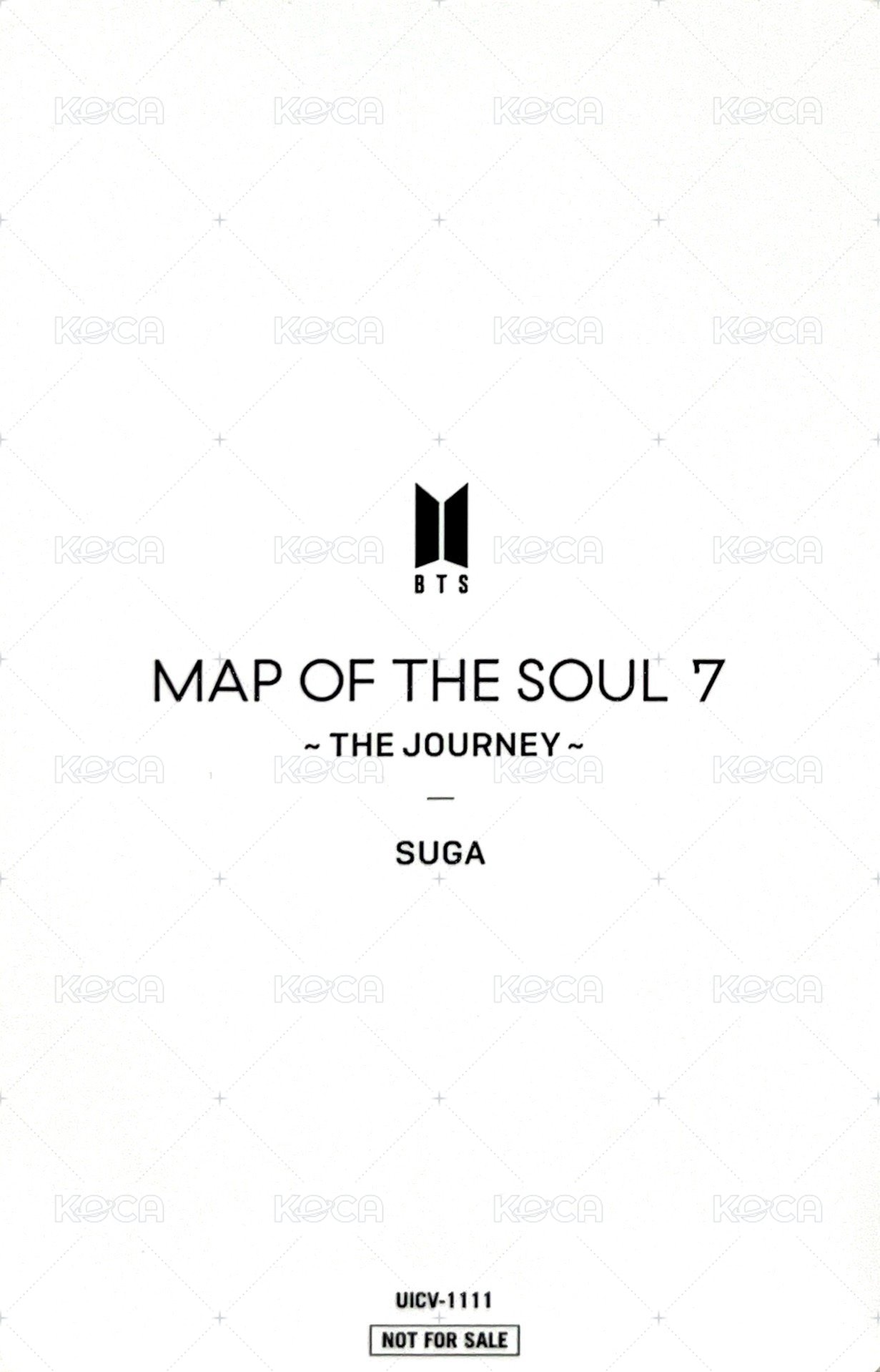 MOTS7日專 專輯卡 通常盤 背面