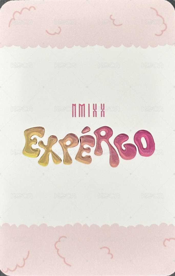 expérgo sw 線上 4.0 簽售卡 髮帶莉 背面