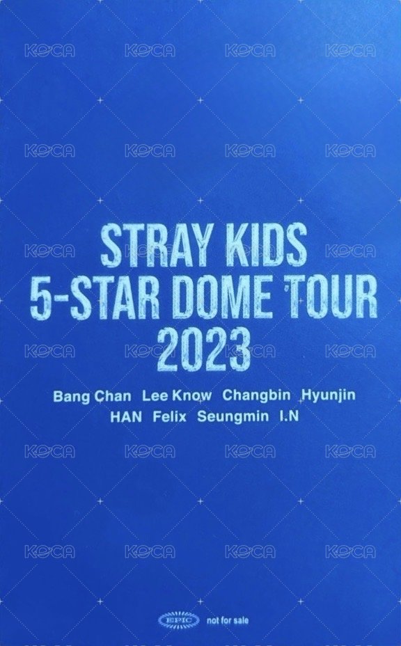 1st 日本巨蛋巡迴 入場卡 / 場限卡 福岡 08/17 背面