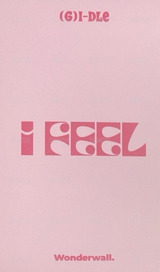 I feel wonderwall 簽售卡 -娟 背面