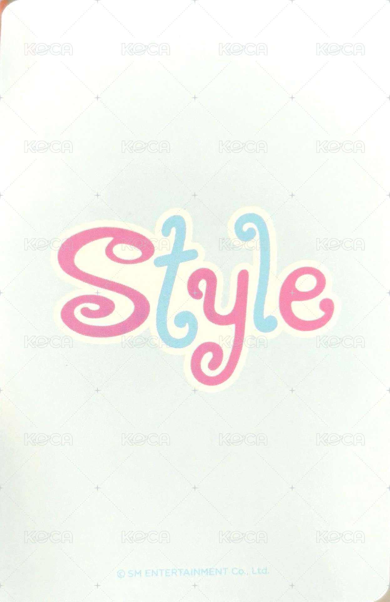 Style sm 3.0 幸運卡  背面