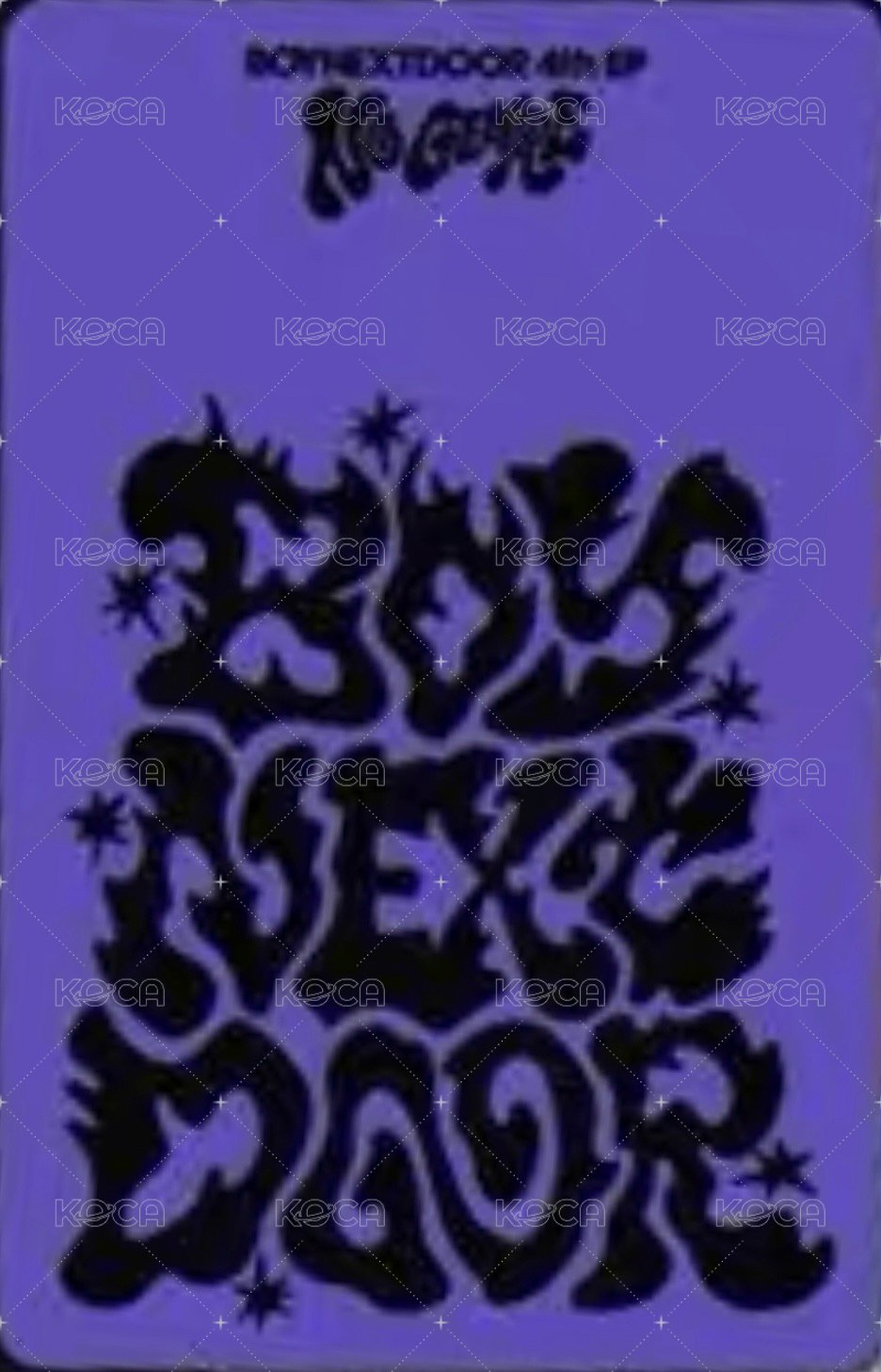 No Genre target 特典卡 6 背面