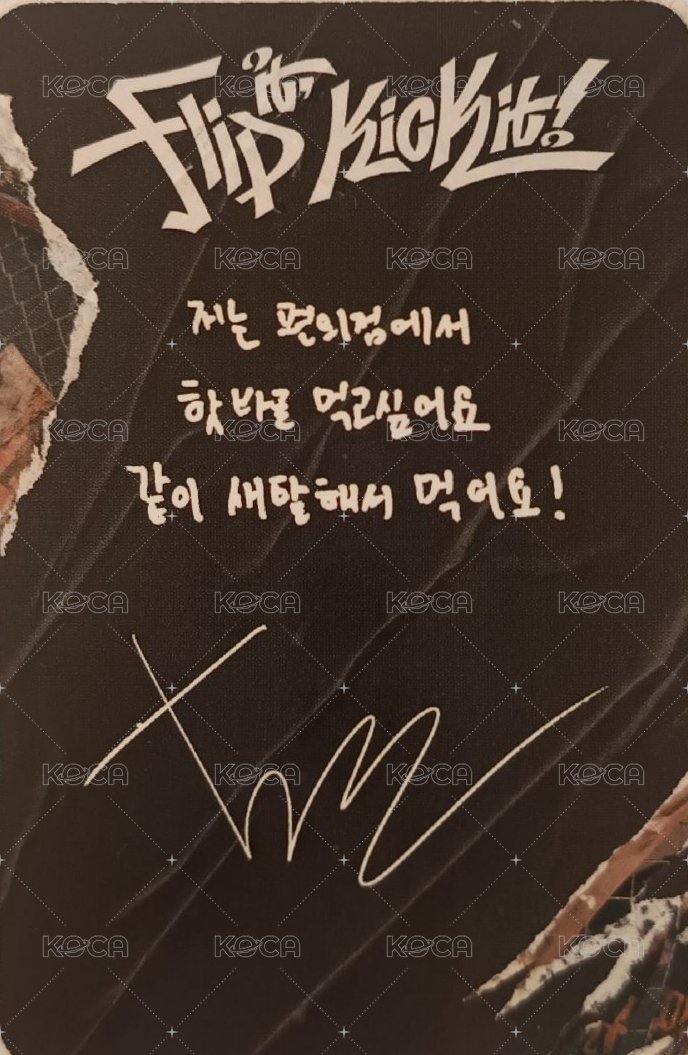 迷一 打歌卡 飛行員7 背面