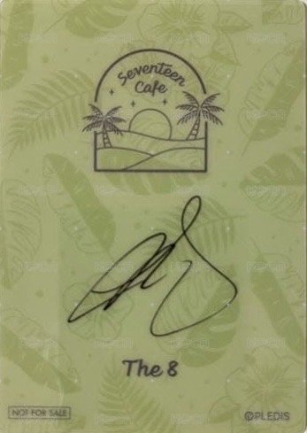 22’CAFE SR 入場卡 / 場限卡  背面