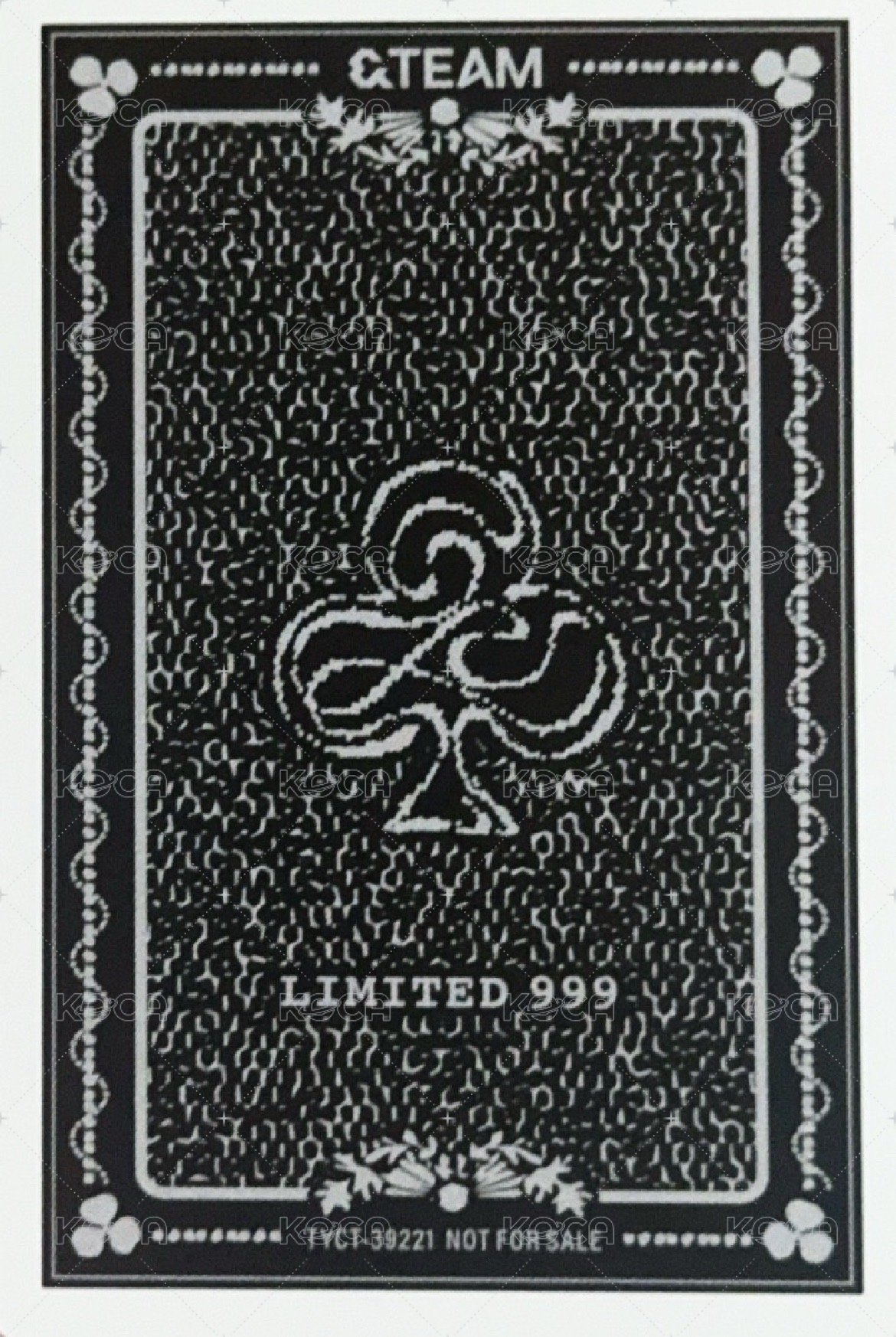 五月雨 日咖 抽選卡 限量999 背面