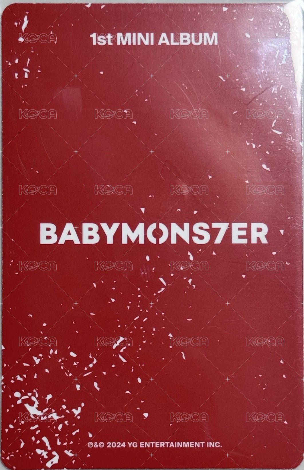 BABYMONS7ER 專輯卡  背面
