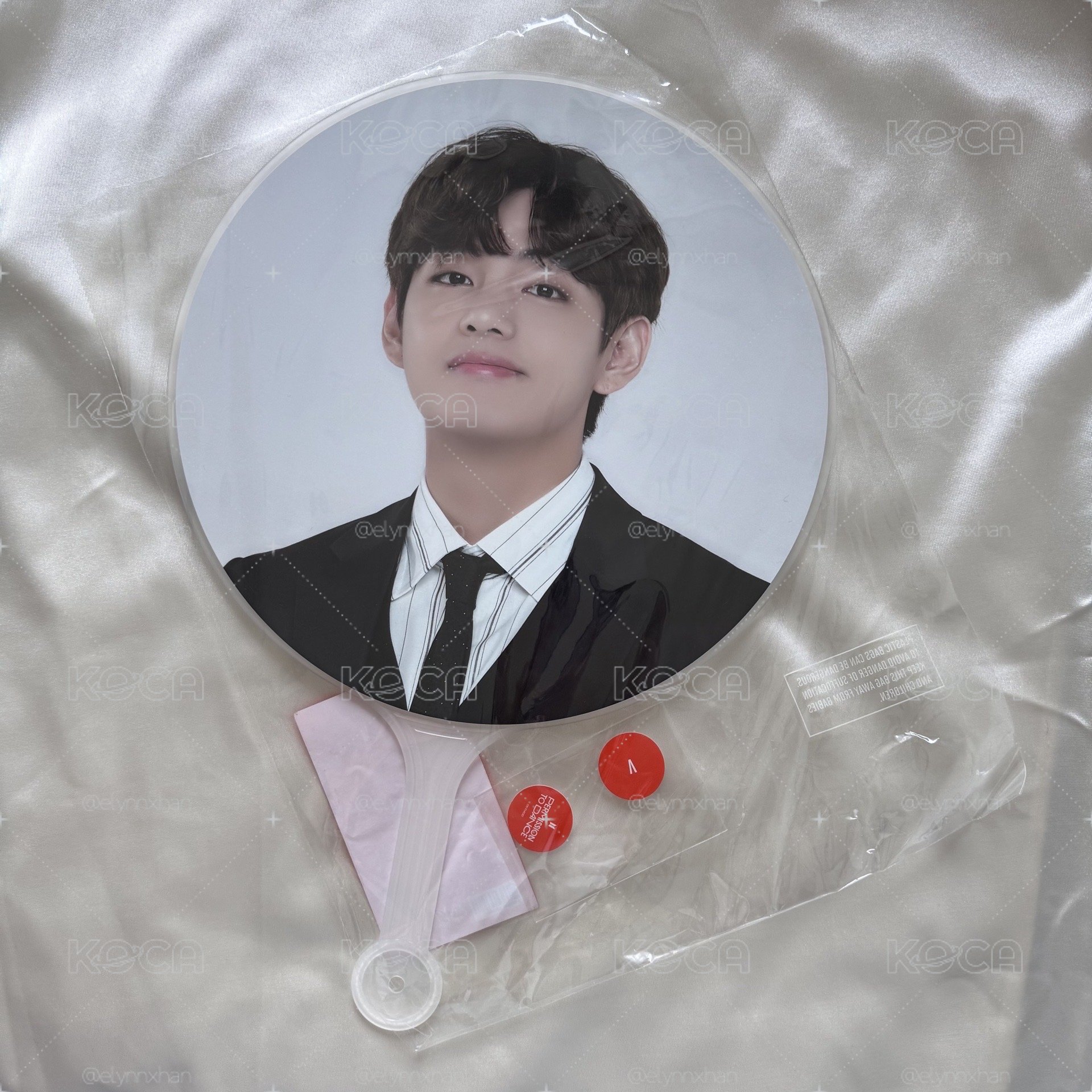 BTS V 金泰亨 permission to dance演唱會場週 大王扇