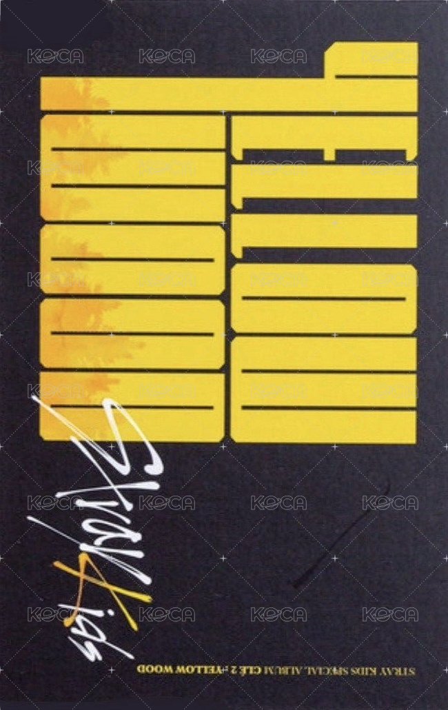 Clé 2 : Yellow Wood 專輯卡 Limited ver. 背面