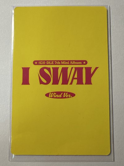 i-dle Minnie <I SWAY>wind版專卡