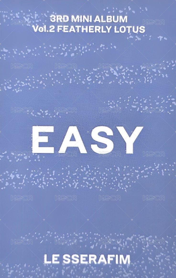EASY 專輯卡 Vol.2 專卡 背面