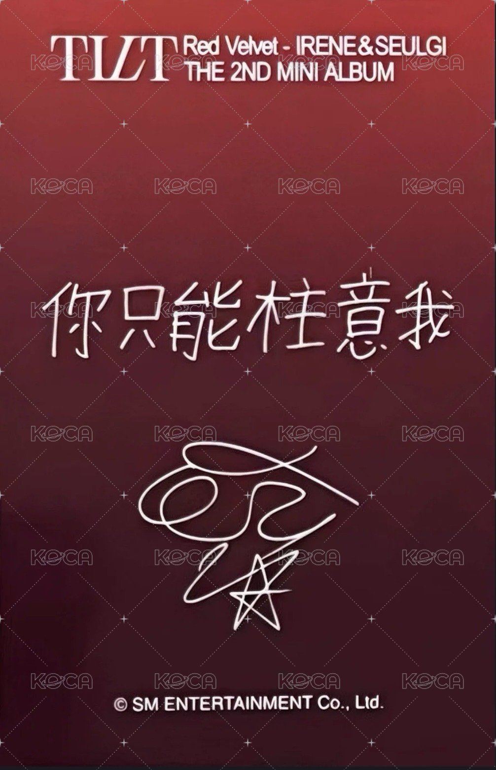 TILT km 台北線下 簽售卡  背面