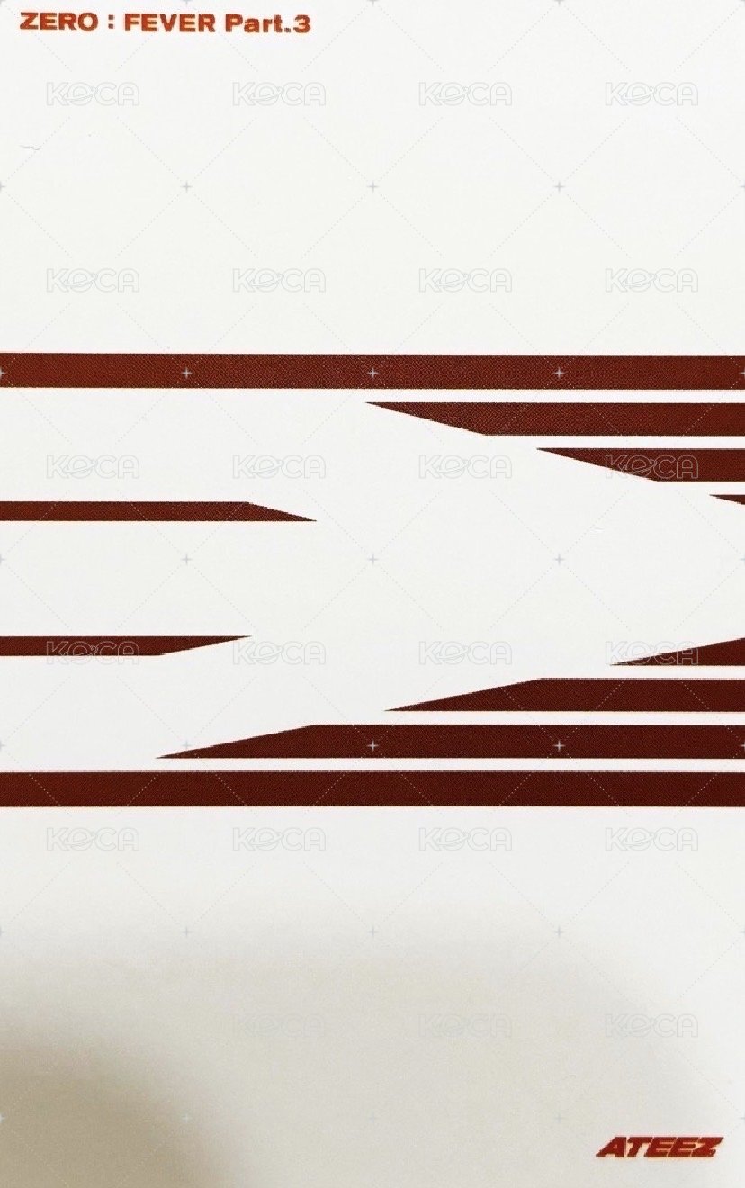 FEVER pt.3 專輯卡 Diary ver. Limited 背面