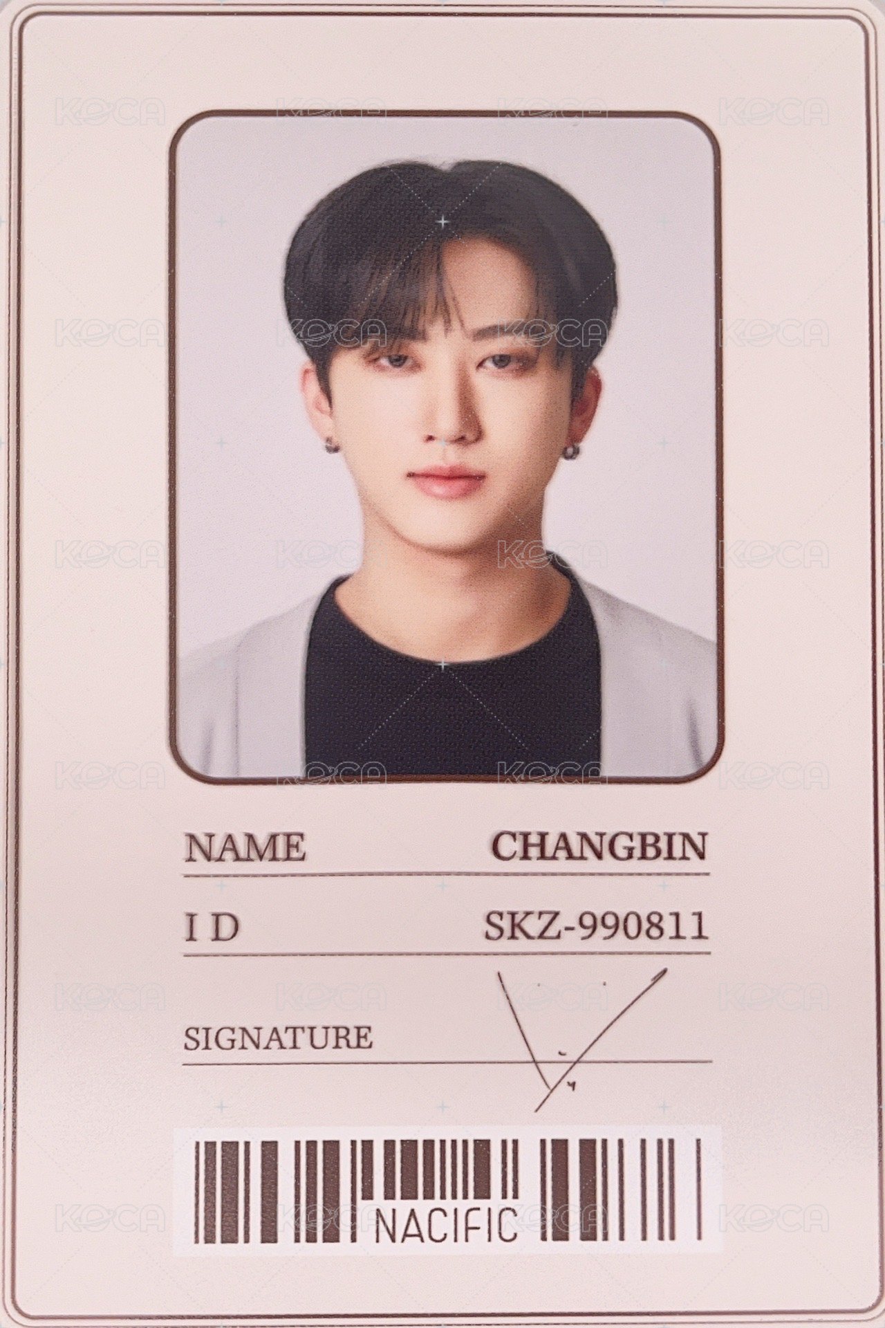 NACIFIC 22.0 代言卡  背面