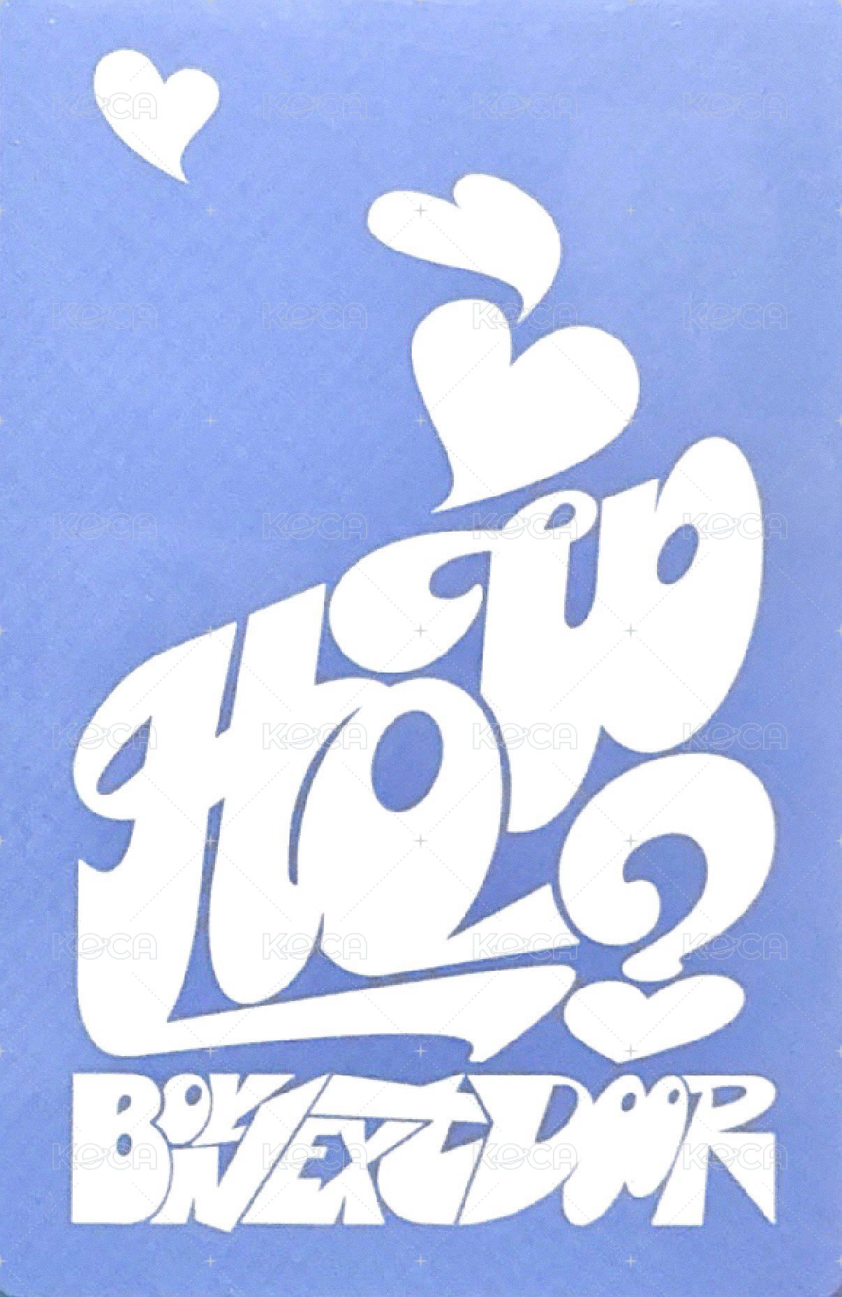 HOW? 專輯卡 Earth ver.A 3 背面