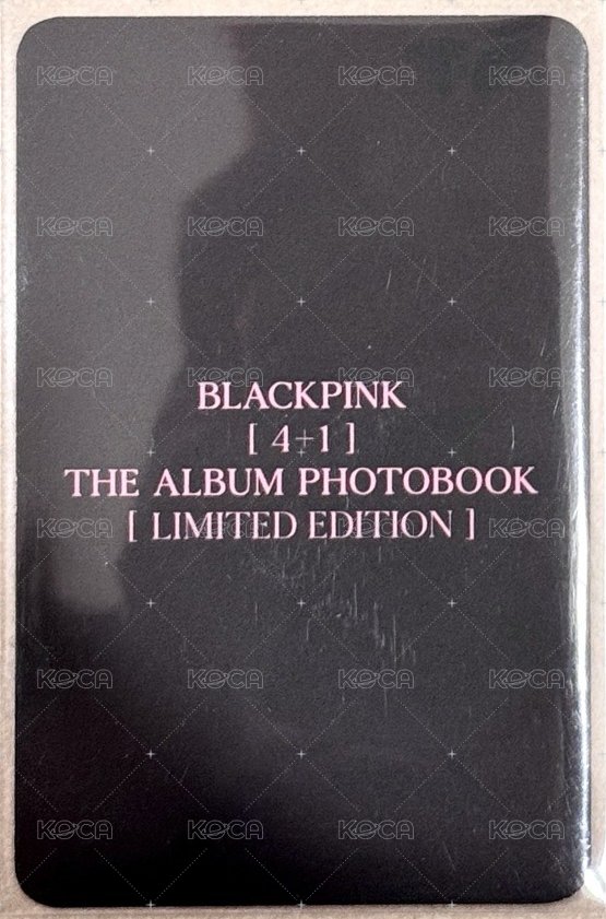 4+1 PB k4 特典卡  背面