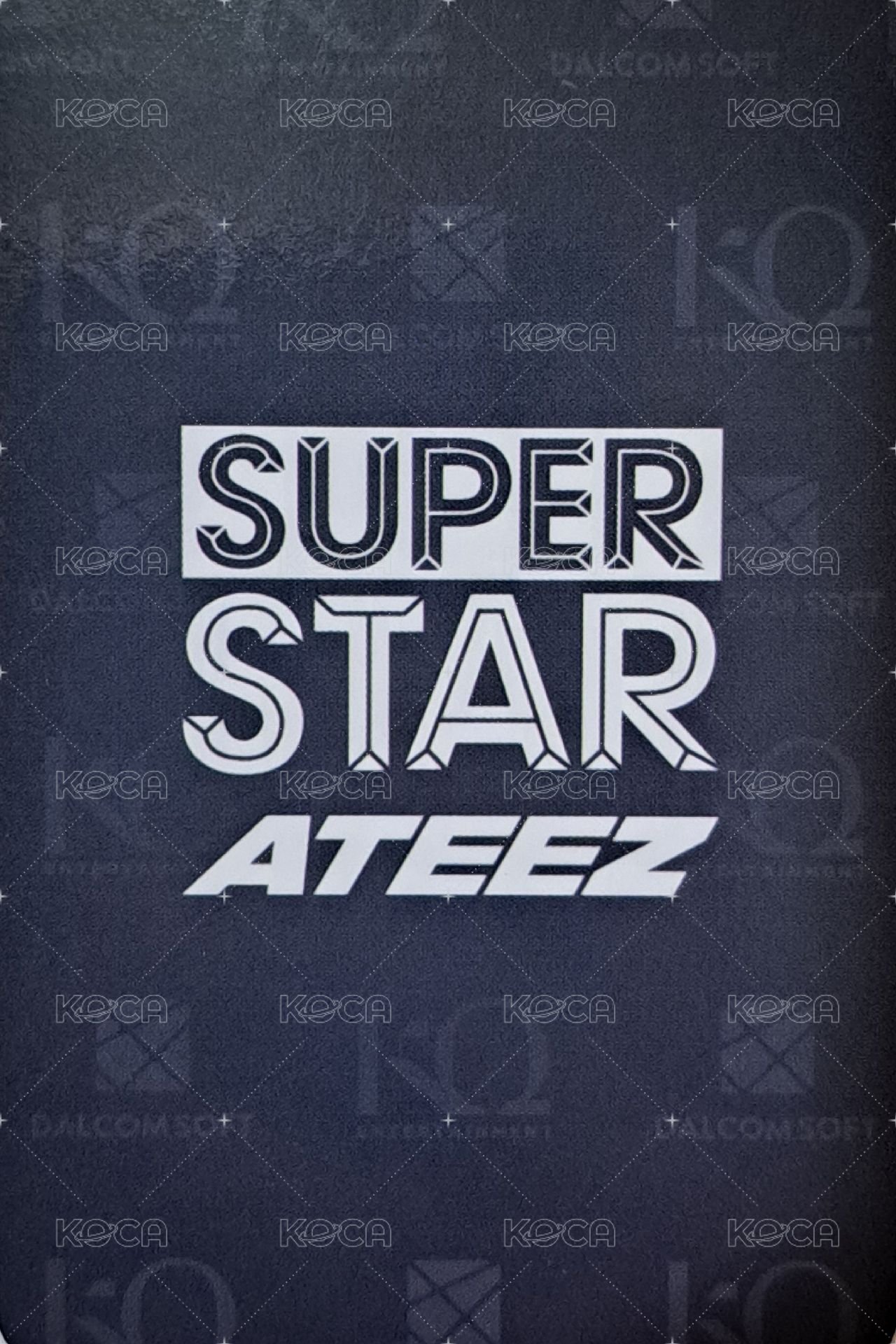 Towards the Light 遊戲卡 2025 SUPERSTAR ATEEZ 背面