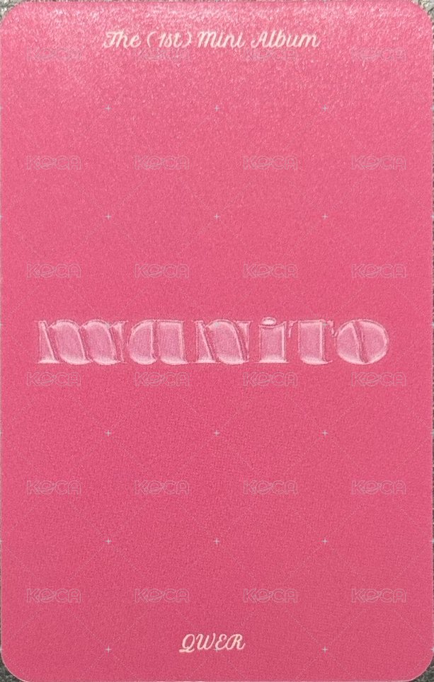 迷一 專輯卡 電子專 背面