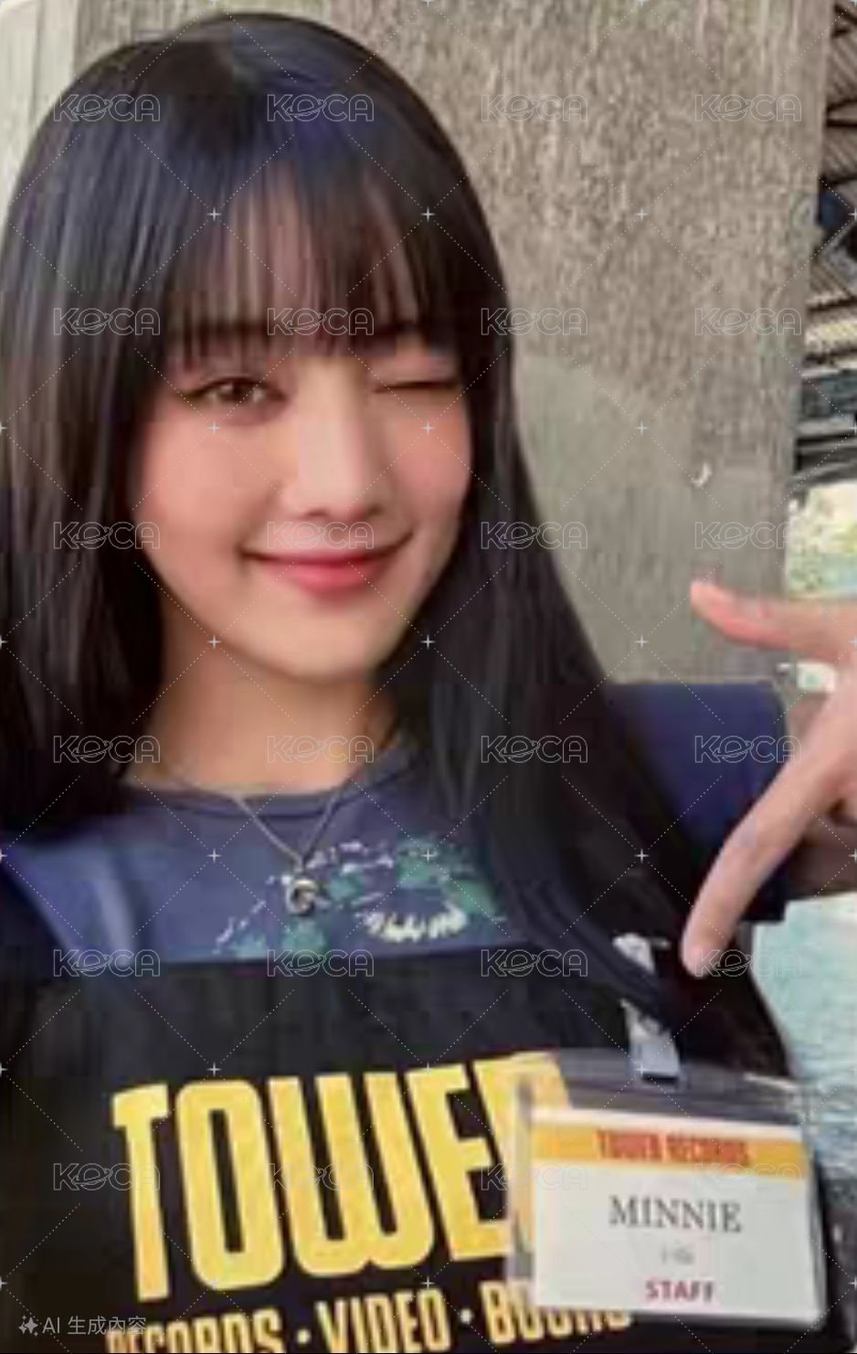 i-dle 塔店 抽選卡  正面