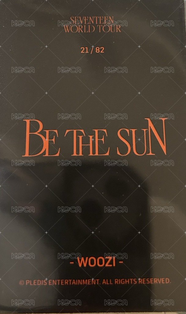 BE THE SUN 隨機卡  背面
