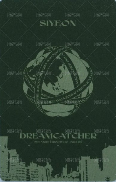 正規二輯 專輯卡  背面