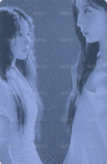 正規一 專輯卡 藍版電子專 背面