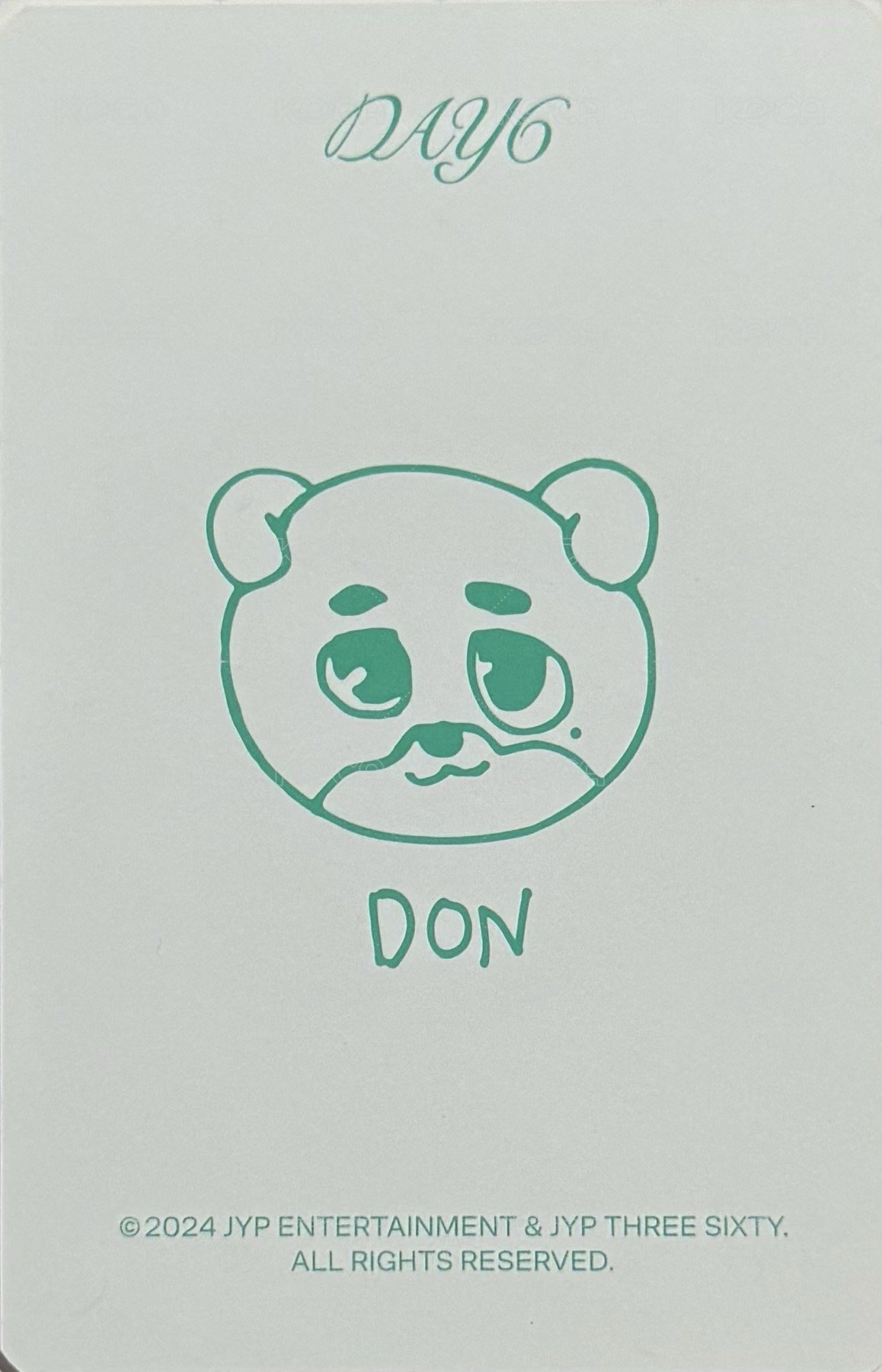 3RD FM 線下 滿額卡  背面