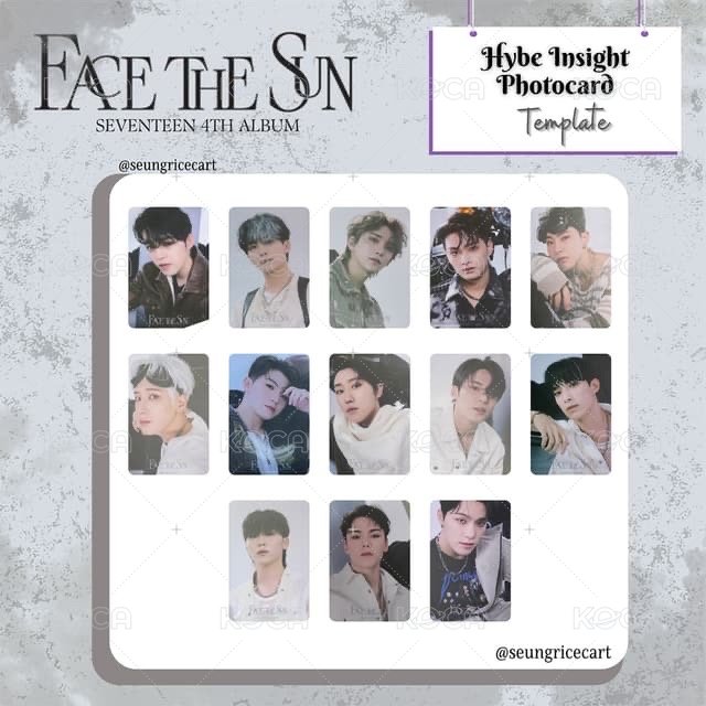 正四   幸運卡 Hybe Insight Lucky Draw 背面