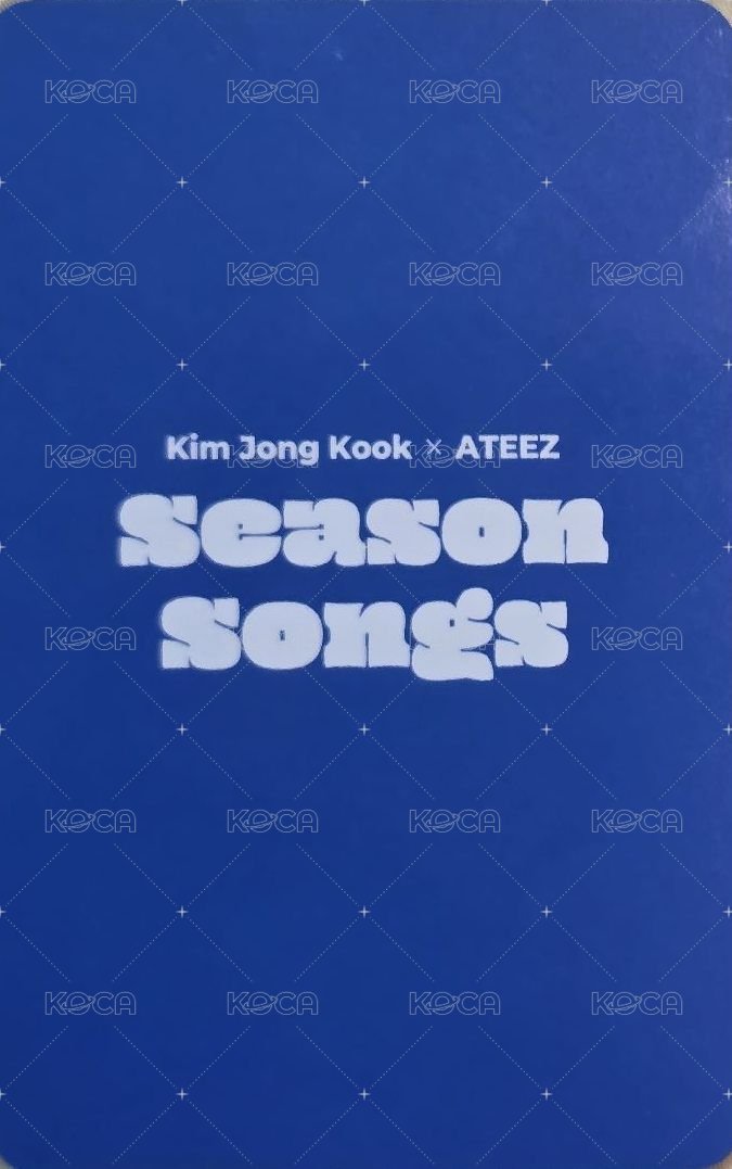 Season Songs hello82 特典卡  背面