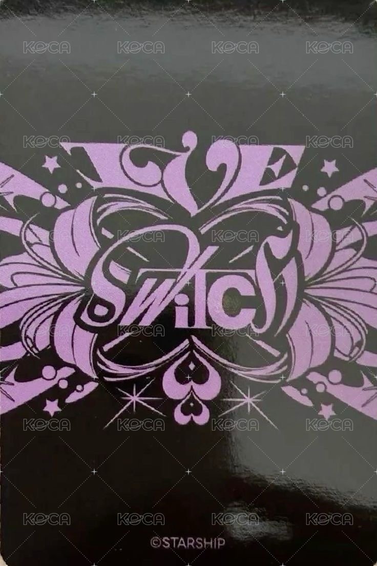 IVE SWITCH 隨機卡 Line Friends 快閃店 背面